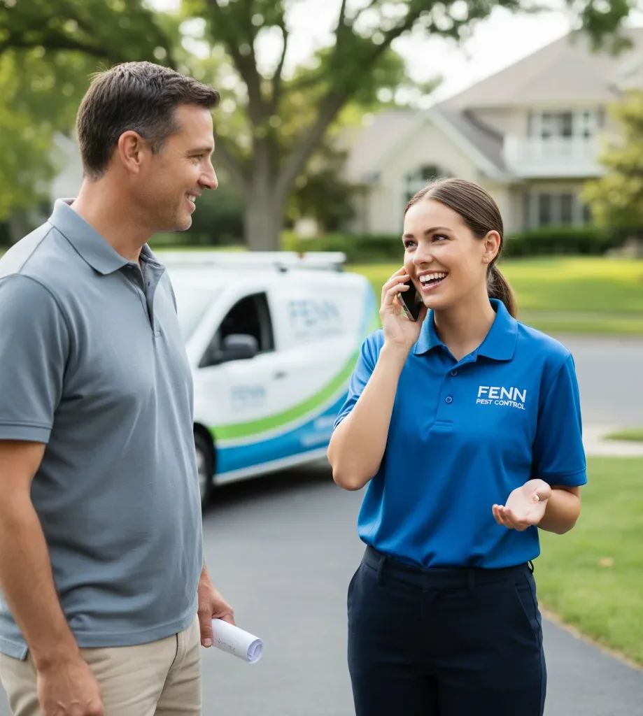 Fenn Pest Control customer support in Harpersville